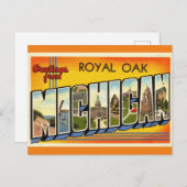 Briefkaart van Royal Oak Michigan Travel (Voorkant / Achterkant)