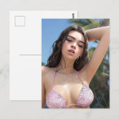 Briefkaart van Roze Bikini (Voorkant / Achterkant)