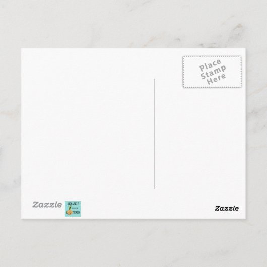 Briefkaart van roze ionische stookolie (Achterkant)