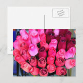 briefkaart van rozen (Voorkant / Achterkant)