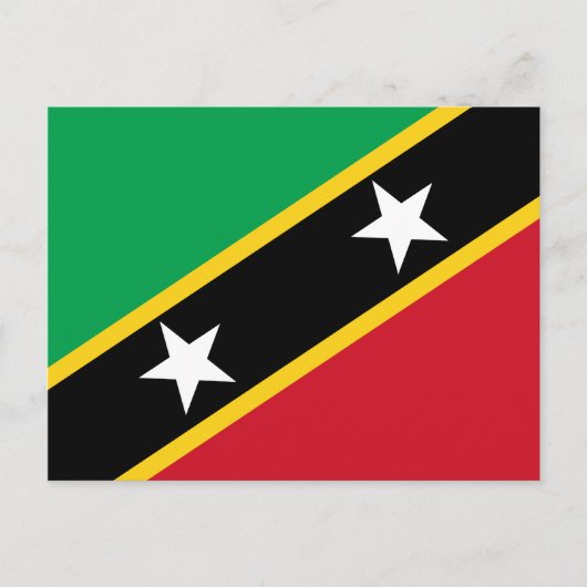 Briefkaart van Saint Kitts en Nevis (Voorkant)