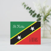 Briefkaart van Saint Kitts en Nevis (Staand voorkant)