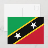 Briefkaart van Saint Kitts en Nevis (Voorkant / Achterkant)