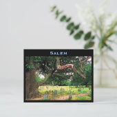 Briefkaart van Salem Cemetery (Staand voorkant)