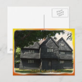 Briefkaart van Salem Witch House (Voorkant / Achterkant)