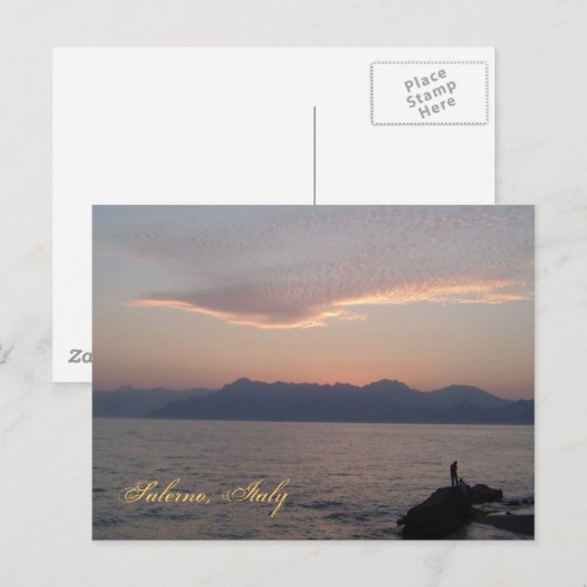 Briefkaart van Salerno (Voorkant / Achterkant)