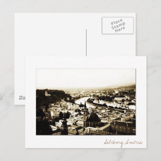 Briefkaart van Salzburg (Voorkant / Achterkant)