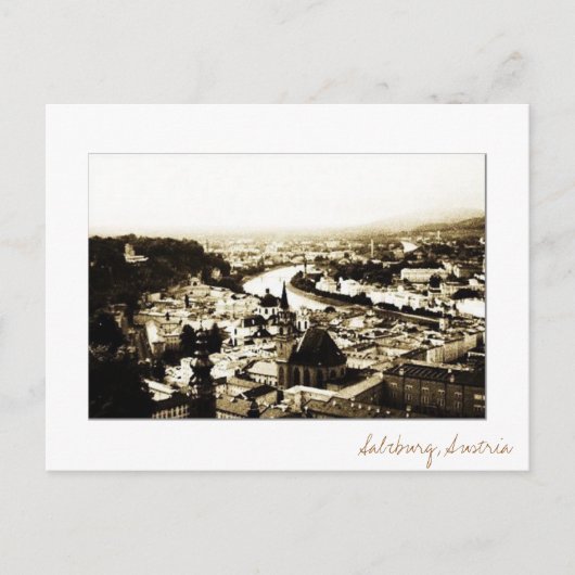 Briefkaart van Salzburg (Voorkant)