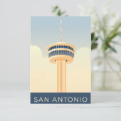Briefkaart van San Antonio (Staand voorkant)
