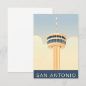 Briefkaart van San Antonio (Voorkant / Achterkant)