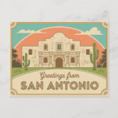  Briefkaart van San Antonio | Groeten van (Voorkant)