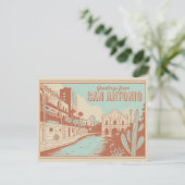 Briefkaart van San Antonio | Groeten van (Staand voorkant)