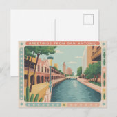 Briefkaart van San Antonio | Groeten van (Voorkant / Achterkant)