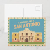 Briefkaart van San Antonio | Groeten van (Voorkant / Achterkant)