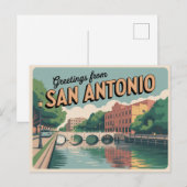  Briefkaart van San Antonio | Groeten van (Voorkant / Achterkant)