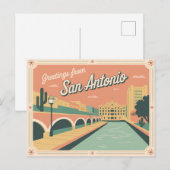 Briefkaart van San Antonio | Groeten van (Voorkant / Achterkant)