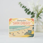 Briefkaart van San Diego | Groeten van (Staand voorkant)