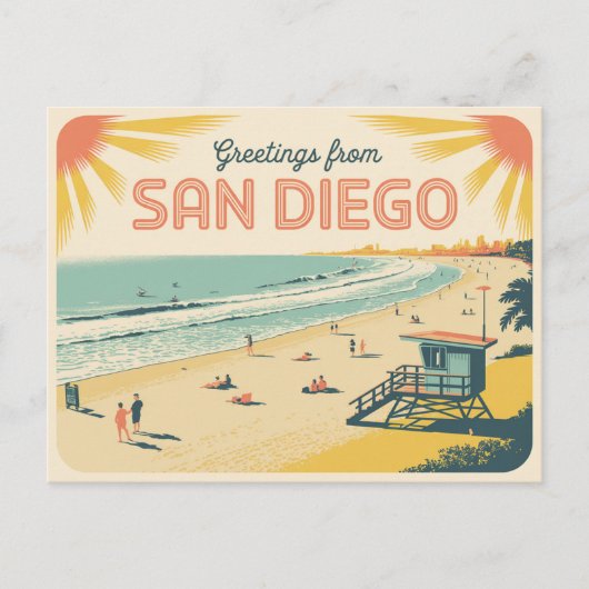Briefkaart van San Diego | Groeten van (Voorkant)
