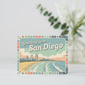  Briefkaart van San Diego | Groeten van (Staand voorkant)