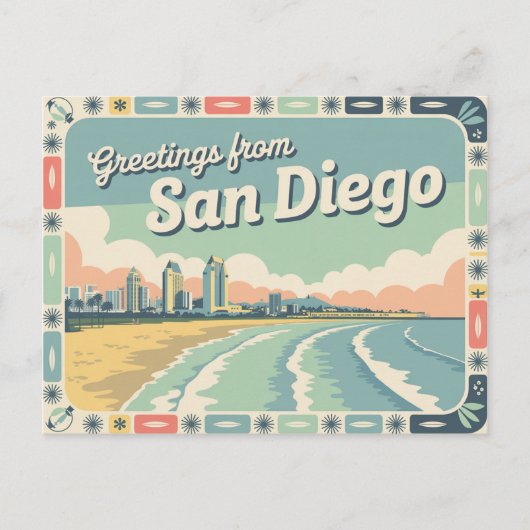 Briefkaart van San Diego | Groeten van (Voorkant)
