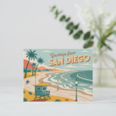 Briefkaart van San Diego | Groeten van (Staand voorkant)