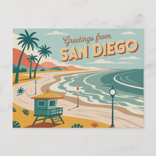 Briefkaart van San Diego | Groeten van (Voorkant)
