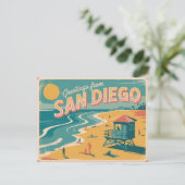 Briefkaart van San Diego | Groeten van (Staand voorkant)