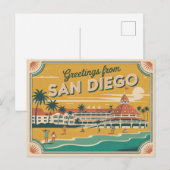 Briefkaart van San Diego | Groeten van (Voorkant / Achterkant)