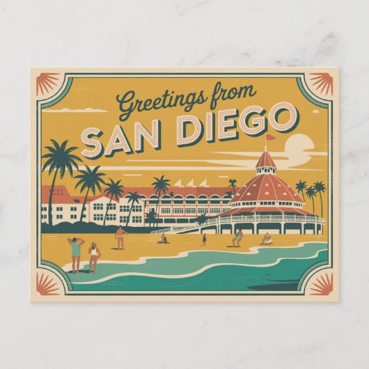 Briefkaart van San Diego | Groeten van (Voorkant)
