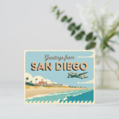 Briefkaart van San Diego | Groeten van (Staand voorkant)