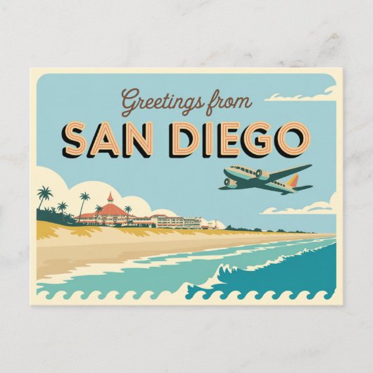 Briefkaart van San Diego | Groeten van (Voorkant)