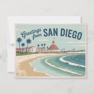 Briefkaart van San Diego | Groeten van