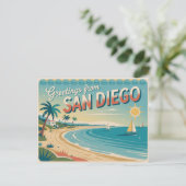 Briefkaart van San Diego | Groeten van (Staand voorkant)