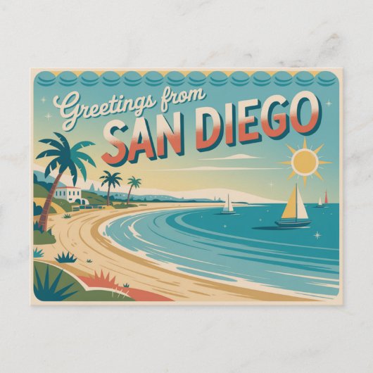 Briefkaart van San Diego | Groeten van (Voorkant)