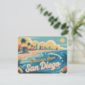Briefkaart van San Diego | Groeten van (Staand voorkant)