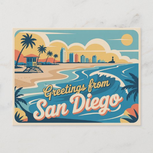 Briefkaart van San Diego | Groeten van (Voorkant)