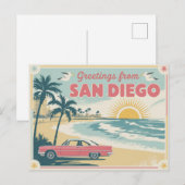 Briefkaart van San Diego | Groeten van (Voorkant / Achterkant)