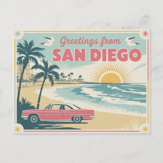 Briefkaart van San Diego | Groeten van (Voorkant)