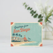 Briefkaart van San Diego | Groeten van (Staand voorkant)