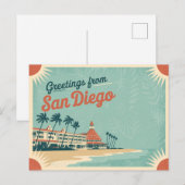 Briefkaart van San Diego | Groeten van (Voorkant / Achterkant)