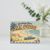 Briefkaart van San Diego | Groeten van (Staand voorkant)