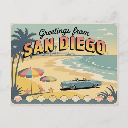 Briefkaart van San Diego | Groeten van (Voorkant)