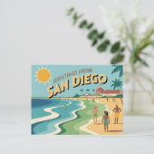 Briefkaart van San Diego | Groeten van (Staand voorkant)