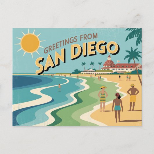 Briefkaart van San Diego | Groeten van (Voorkant)