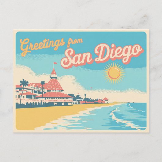 Briefkaart van San Diego | Groeten van (Voorkant)