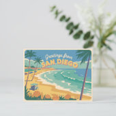 Briefkaart van San Diego | Groeten van (Staand voorkant)