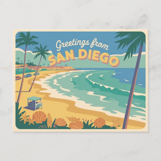 Briefkaart van San Diego | Groeten van (Voorkant)