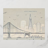 Briefkaart van San Francisco | Golden Gate Bridge (Voorkant)