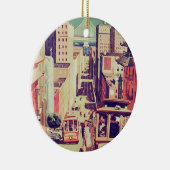  briefkaart van San Francisco Keramisch Ornament (Rechts)