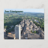 Briefkaart van San Gimignano (Voorkant)